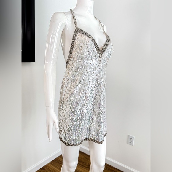 Retrofete Ivanna Embellished Dress Size M $1198 - Picture 10 of 16